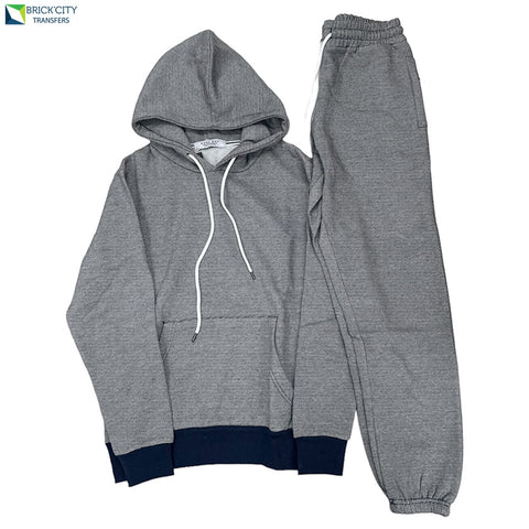 Grey Hoodie Set