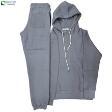 Silver Grey Hoodie Set