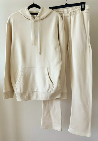 Unisex French Terry Stack Set Offwhite