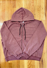 Unisex Acid Washed Hoodie Maroon