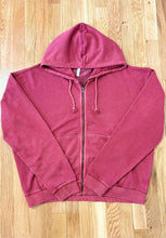 Unisex Acid Washed Hoodie Red