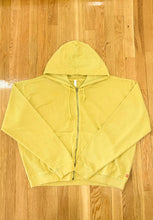 Unisex Acid Washed Hoodie Yellow